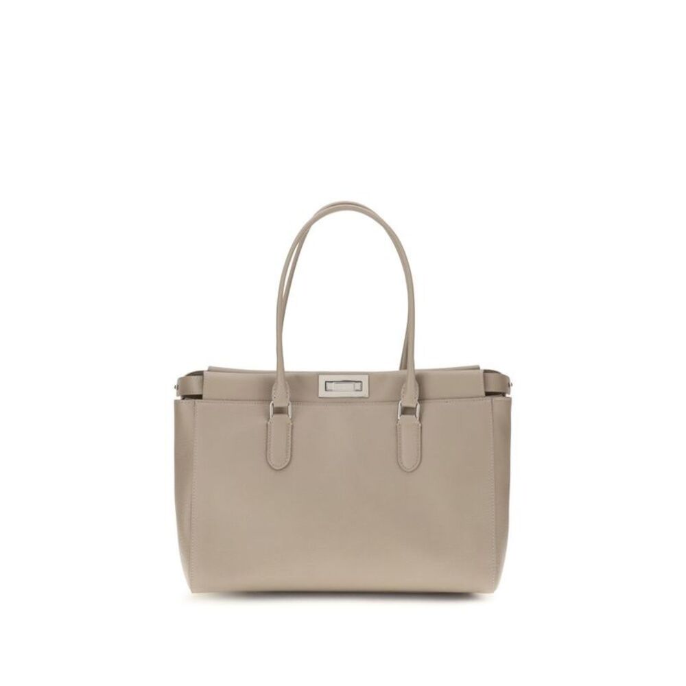 Fendi Beige Calf Leather Bos Taurus Shoulder Women's Bag